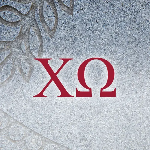 Chi Omega Greek Letters