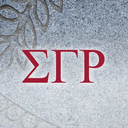 Sigma Gamma Rho Greek Letters