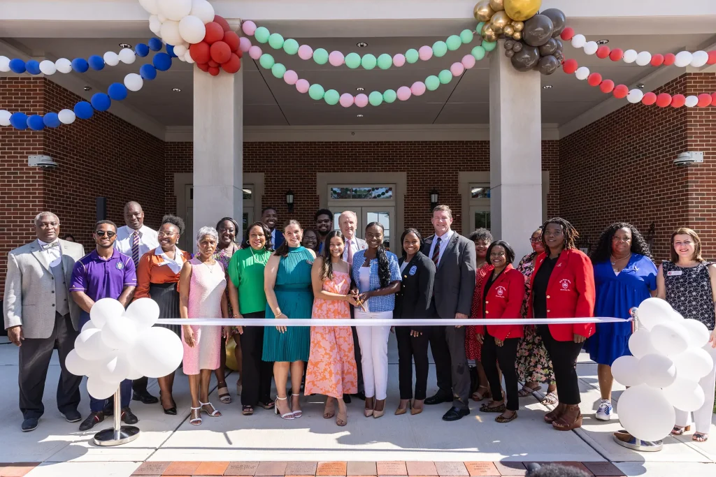 Greek Assembly Hall Ribbon Cutting